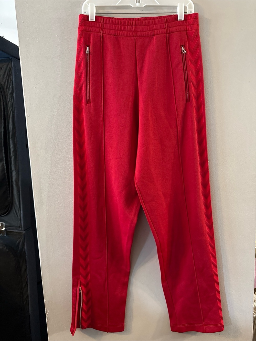 Bottega Veneta Technical Knit Pants 'Red‘women’s Sz L  Sportswear Y26